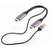 GEMBIRD AKTYWNY KONWERTER SYGNAŁU HDMI 4K NA DISPLAYPORT 2M, CZARNY