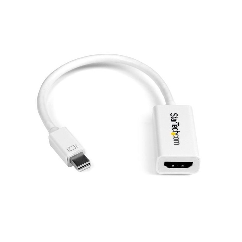 StarTech.com MDP2HD4KSW adapter kablowy 0,15 m Mini DisplayPort HDMI Biały