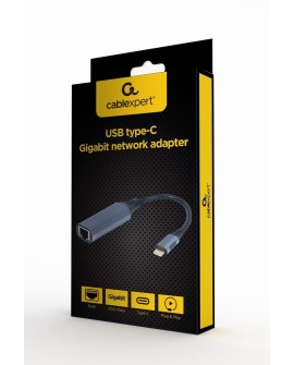 GEMBIRD ADAPTER USB-C - LAN RJ-45 1GB NA KABLU