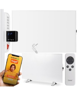 Promiennik podczerwieni Cronos Synthelith Pro CRP-500TWP 500W biały z WiFi i pilotem