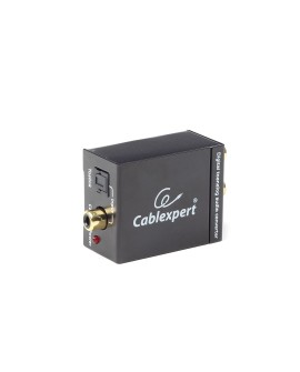 Adapter GEMBIRD DSC-OPT-RCA-001 (Toslink - RCA kolor czarny)