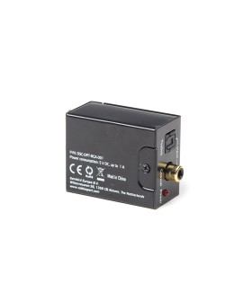 Adapter GEMBIRD DSC-OPT-RCA-001 (Toslink - RCA kolor czarny)