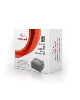 Adapter GEMBIRD DSC-OPT-RCA-001 (Toslink - RCA kolor czarny)