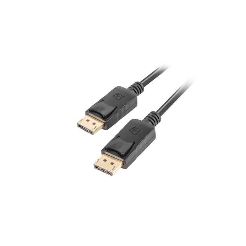 Kabel Lanberg CA-DPDP-10CC-0018-BK (DisplayPort Męski - DisplayPort Męski 1,8m czarny)