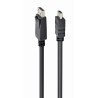 Kabel GEMBIRD CC-DP-HDMI-3M ( DisplayPort M - HDMI M - 3m kolor czarny)