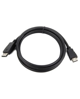 Kabel GEMBIRD CC-DP-HDMI-3M ( DisplayPort M - HDMI M - 3m kolor czarny)