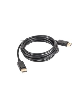 Kabel Lanberg CA-DPDP-10CC-0030-BK (DisplayPort M - DisplayPort M 3m kolor czarny)