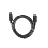 Kabel Lanberg CA-DPDP-10CC-0030-BK (DisplayPort M - DisplayPort M 3m kolor czarny)