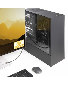 StarTech.com DP21-1M-DP40-CABLE kabel DisplayPort Czarny
