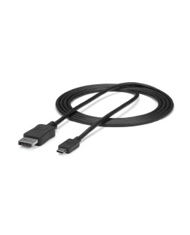 StarTech.com CDP2DPMM6B adapter kablowy 1,8 m DisplayPort USB Type-C Czarny
