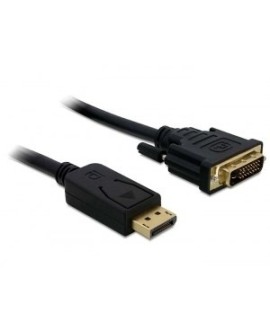 DeLOCK Displayport DVI 24+1 St/St 2m DVI-D