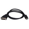 Kabel GEMBIRD CC-DPM-DVIM-1M (DisplayPort M - DVI-D M 1m kolor czarny)