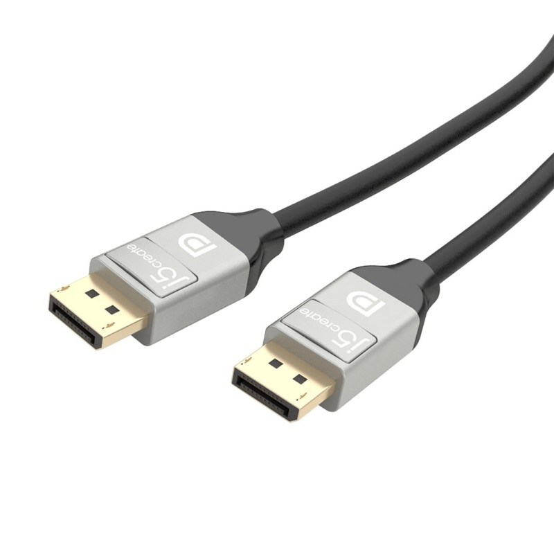 Kabel j5create 4K DisplayPort Cable (DisplayPort M - DisplayPort M 1,8m kolor czarny) JDC42-N