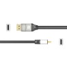 Kabel j5create 4K DisplayPort Cable (DisplayPort M - DisplayPort M 1,8m kolor czarny) JDC42-N