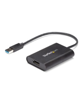 StarTech.com USB32DPES2 zewnętrzna karta graficzna usb 3840 x 2160 px Czarny