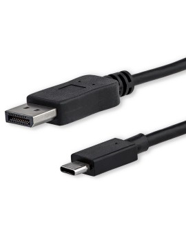 StarTech.com CDP2DPMM1MB adapter kablowy 1 m DisplayPort USB Type-C Czarny