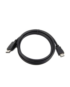 Kabel GEMBIRD CC-DP-HDMI-1M (DisplayPort - MHDMI M - 1m kolor czarny)