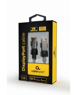 GEMBIRD KABEL DISLPAYPORT M/M V1.4 SERIA PREMIUM, 8K, 1.8M