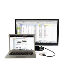 StarTech.com MDP2VGDVHDW adapter kablowy 0,15 m Mini DisplayPort DVI-D + VGA (D-Sub) + HDMI Biały