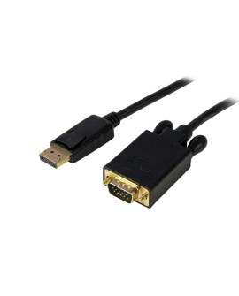 StarTech.com DP2VGAMM6B adapter kablowy 1,8 m DisplayPort VGA (D-Sub) Czarny