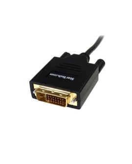 StarTech.com MDP2DVIMM6 adapter kablowy 1,8 m Mini DisplayPort DVI-D Czarny