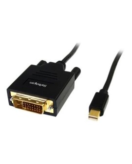 StarTech.com MDP2DVIMM6 adapter kablowy 1,8 m Mini DisplayPort DVI-D Czarny