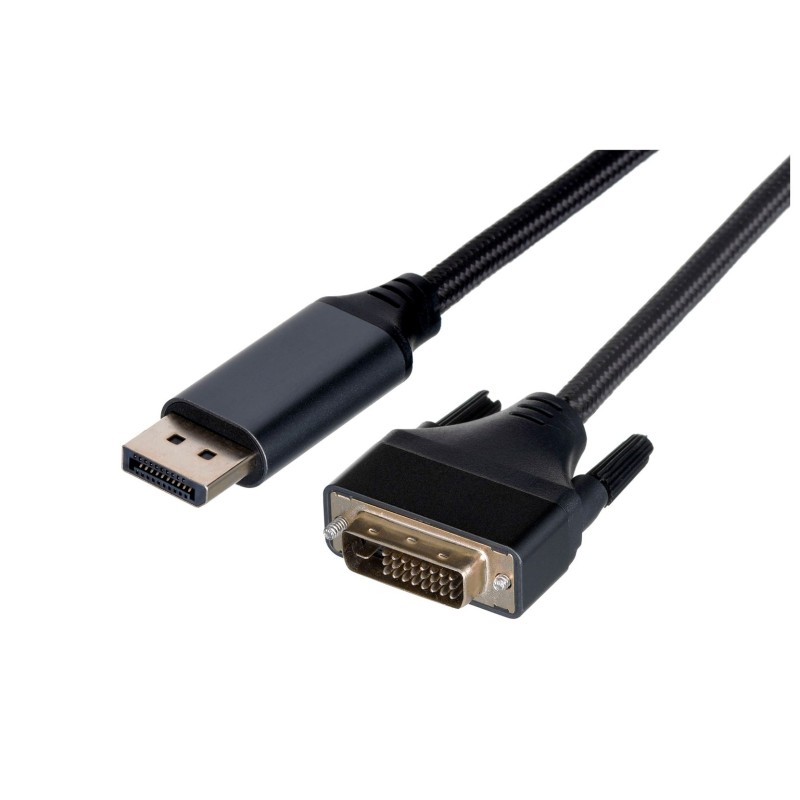 GEMBIRD KABEL DISPLAYPORT (M) - DVI (M) 24+1PIN 4K, 1.8M
