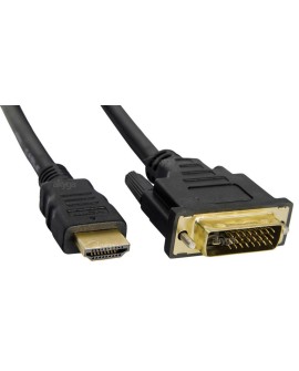 Kabel Akyga AK-AV AK-AV-11 (DVI-D M - HDMI M 1,8m kolor czarny)