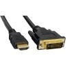 Kabel Akyga AK-AV AK-AV-11 (DVI-D M - HDMI M 1,8m kolor czarny)
