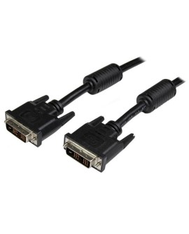 StarTech.com 5m DVI-D M/M kabel DVI Czarny