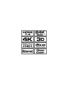 Kabel SAVIO cl-01 (HDMI - HDMI 1,5m kolor czarny)
