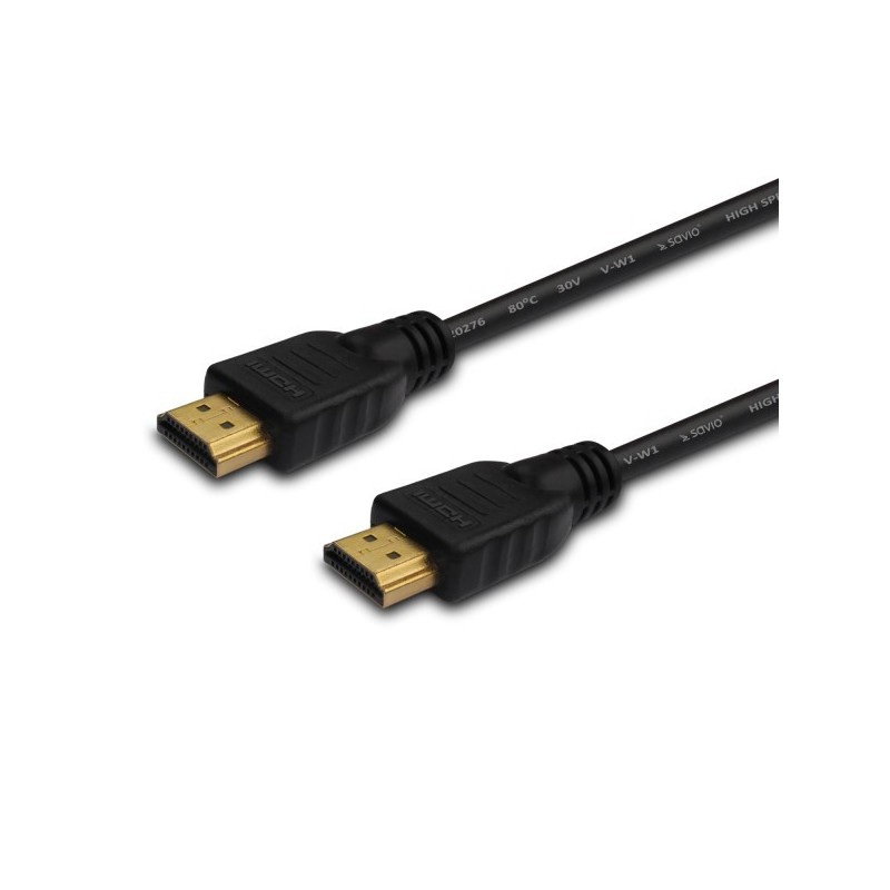 Kabel SAVIO cl-05 (HDMI M - HDMI M 2m kolor czarny)