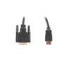 Kabel Lanberg CA-HDDV-20CU-0018-BK (HDMI M - DVI-D (24+1) M 1,8m kolor czarny)