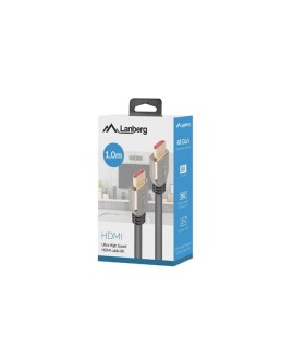 LANBERG KABEL HDMI M/M V2.1 1M 8K 60HZ CA-HDMI-30CU-0010-BK