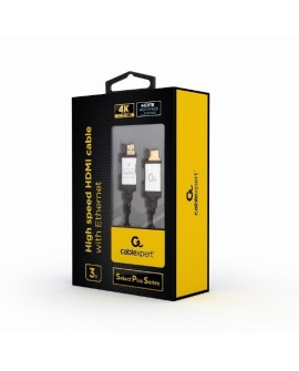 Kabel GEMBIRD Seria select plus CCB-HDMIL-3M (HDMI M - HDMI M 3m kolor czarny)
