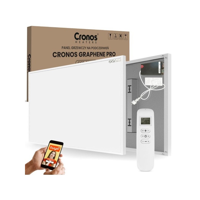Promiennik podczerwieni Cronos Grafen Pro CGP-1100TWP 1100W z WiFi i pilotem