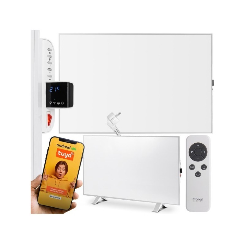 Promiennik podczerwieni Cronos Synthelith Pro CRP-980TWP 980W szary z WiFi i pilotem