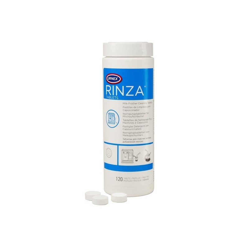 Urnex Rinza Tablets - Tabletki do czyszczenia spieniacza - 120 szt