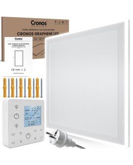 Promiennik podczerwieni Cronos Graphene LED CGL-420TP 420W biały LED z termostatem