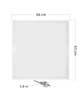 Promiennik podczerwieni Cronos Graphene LED CGL-420TP 420W biały LED z termostatem