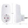 Termostat gniazdkowy Cronos z pilotem do promiennika Cronos Grafen Basic / Carbon P800 i P1000