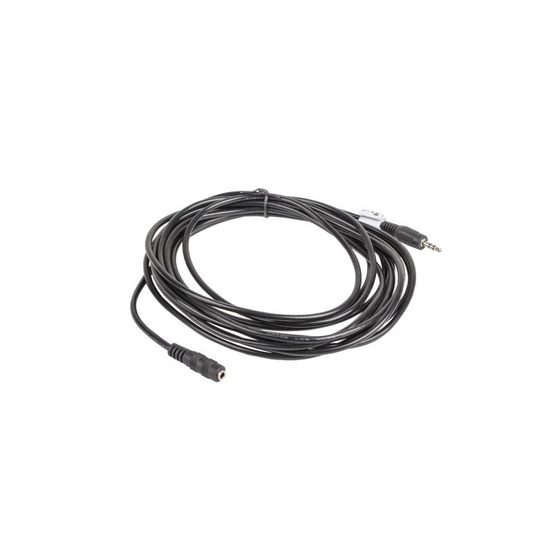 Kabel Lanberg CA-MJFJ-10CC-0050-BK (Mini Jack M - Mini Jack F 5m kolor czarny)