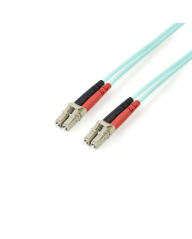 StarTech.com 450FBLCLC3 kabel InfiniBand / światłowodowy 3 m LC Kolor Aqua