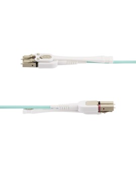 StarTech.com 450FBLCLC5PP kabel InfiniBand / światłowodowy 5 m LC LOMM Kolor Aqua