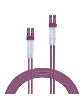 Lindy 46343 kabel InfiniBand / światłowodowy 5 m LC Różowy