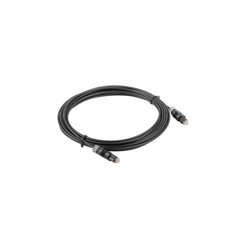 Kabel Lanberg CA-TOSL-10CC-0010-BK (Toslink M - Toslink M 1m kolor czarny)