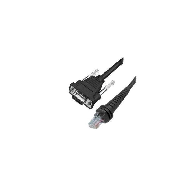 Honeywell CBL-020-300-S00 kabel równoległy Czarny 3 m RS232 DB9