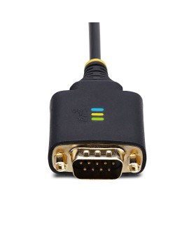 StarTech.com 2P6FFC-USB-SERIAL zmieniacz płci / kabli USB-A 2 x DB-9 RS-232 Czarny, Szary