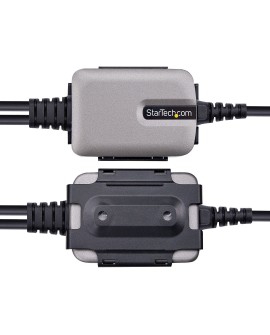 StarTech.com 2P6FFC-USB-SERIAL zmieniacz płci / kabli USB-A 2 x DB-9 RS-232 Czarny, Szary