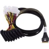 Microchip Technology 2305400-R kabel SAS 0,8 m Czarny, Wielobarwny